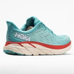 Hoka One One Clifton 8 Women's Aquarelle/Eggshell Blue -Hoka Shoes Outlet Store 046763 6