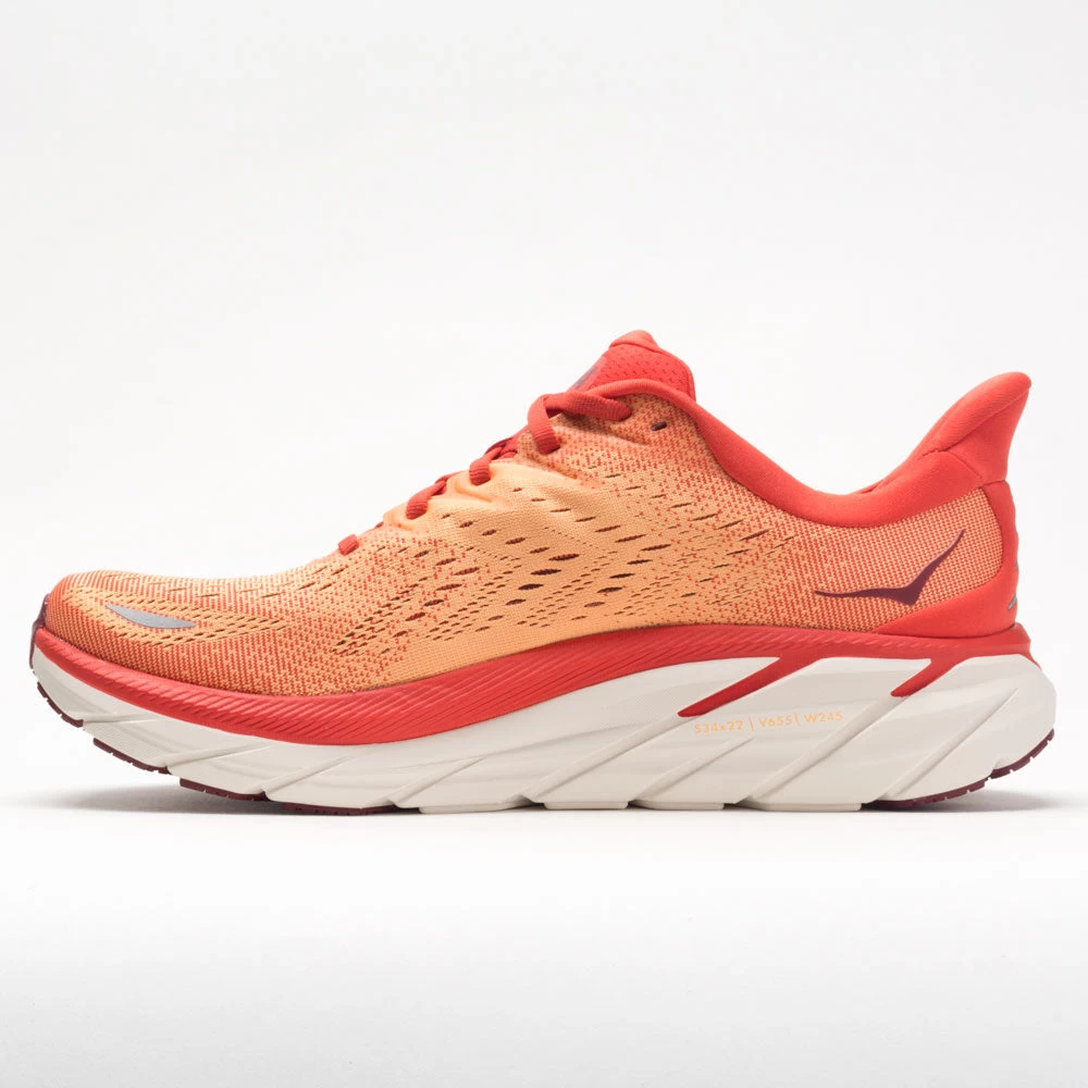 Hoka One One Clifton 8 Men's Fiesta/Blazing Orange 2 Hoka One One Clifton 8 Men's Fiesta/Blazing Orange - Image 2