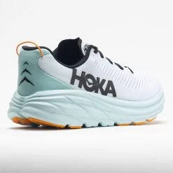 HOKA Rincon 3 Men's White/Blue Glass -Hoka Shoes Outlet Store 047672 6