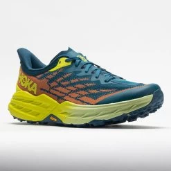 HOKA Speedgoat 5 Men's Blue Coral/Evening Primrose -Hoka Shoes Outlet Store 047736 5