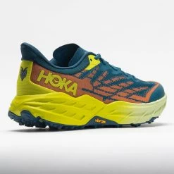 HOKA Speedgoat 5 Men's Blue Coral/Evening Primrose -Hoka Shoes Outlet Store 047736 6