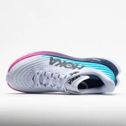 HOKA Mach 5 Women's White/Scuba Blue -Hoka Shoes Outlet Store 048542 2