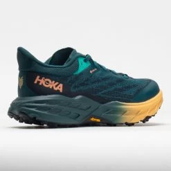 HOKA Speedgoat 5 GTX Women's Deep Teal/Black -Hoka Shoes Outlet Store 048563 6