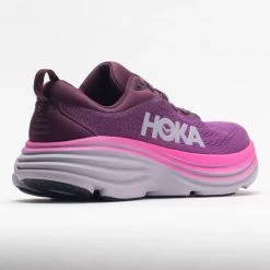 HOKA Bondi 8 Women's Beautyberry/Grape Wine -Hoka Shoes Outlet Store 048611 6