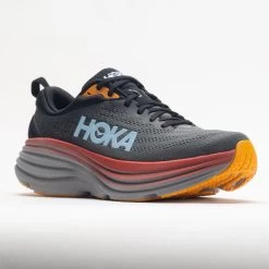 HOKA Bondi 8 Men's Anthracite/Castlerock -Hoka Shoes Outlet Store 048615 5