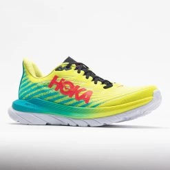 HOKA Mach 5 Women's Evening Primrose/Scuba Blue -Hoka Shoes Outlet Store 048629 5
