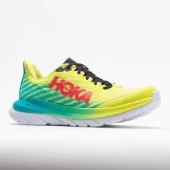 HOKA Mach 5 Men's Evening Primrose/Scuba Blue -Hoka Shoes Outlet Store 048630 5