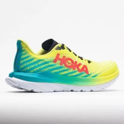 HOKA Mach 5 Men's Evening Primrose/Scuba Blue -Hoka Shoes Outlet Store 048630 6
