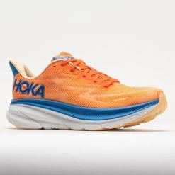 HOKA Clifton 9 Men's Vibrant Orange/Impala -Hoka Shoes Outlet Store 049211 5