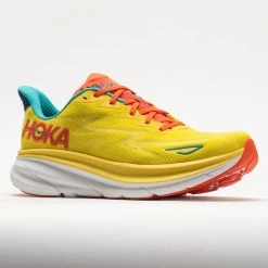 HOKA Clifton 9 Men's Passion Fruit/Maize -Hoka Shoes Outlet Store 049217 5