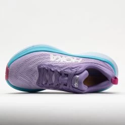 HOKA Bondi 8 Women's Chalk Violet/Pastel Lilac -Hoka Shoes Outlet Store 049223 2