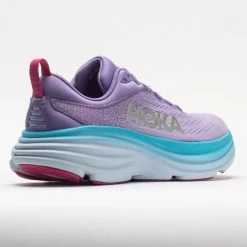 HOKA Bondi 8 Women's Chalk Violet/Pastel Lilac -Hoka Shoes Outlet Store 049223 6