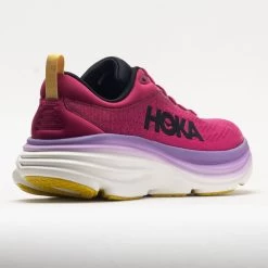 HOKA Bondi 8 Women's Cherries Jubilee/Pink Yarrow -Hoka Shoes Outlet Store 049224 6