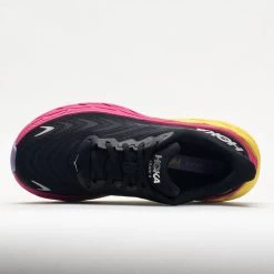 HOKA Arahi 6 Women's Black/Pink Yarrow -Hoka Shoes Outlet Store 049237 2