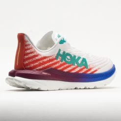HOKA Mach 5 Men's White/Flame 11 HOKA Mach 5 Men's White/Flame -Hoka Shoes Outlet Store 049256 6