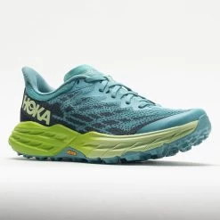 HOKA Speedgoat 5 Women's Coastal Shade/Green Glow -Hoka Shoes Outlet Store 049967 5