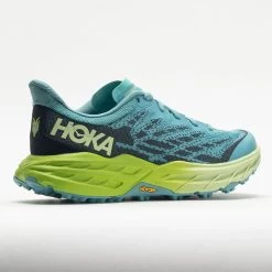 HOKA Speedgoat 5 Women's Coastal Shade/Green Glow -Hoka Shoes Outlet Store 049967 6