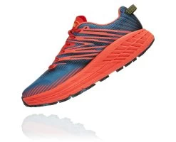 Hoka Men's Speedgoat 4 (FPBL - Fiesta/Provincial Blue) 9 Hoka Men's Speedgoat 4 (FPBL - Fiesta/Provincial Blue) -Hoka Shoes Outlet Store 1106525 FPBL 4