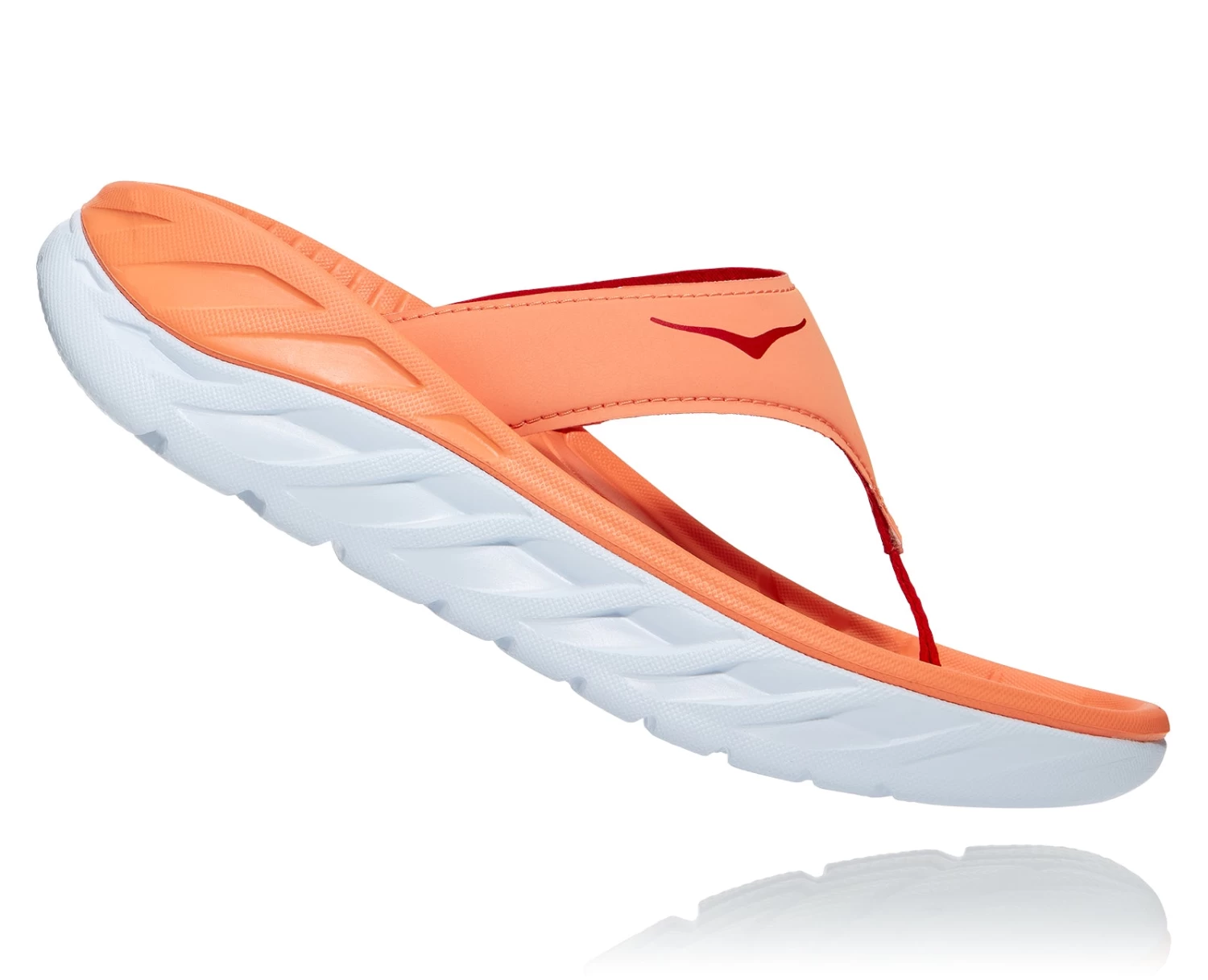 Hoka Women's Ora Recovery Flip (CFST - Cantaloupe/Fiesta) 2 Hoka Women's Ora Recovery Flip (CFST - Cantaloupe/Fiesta) - Image 2