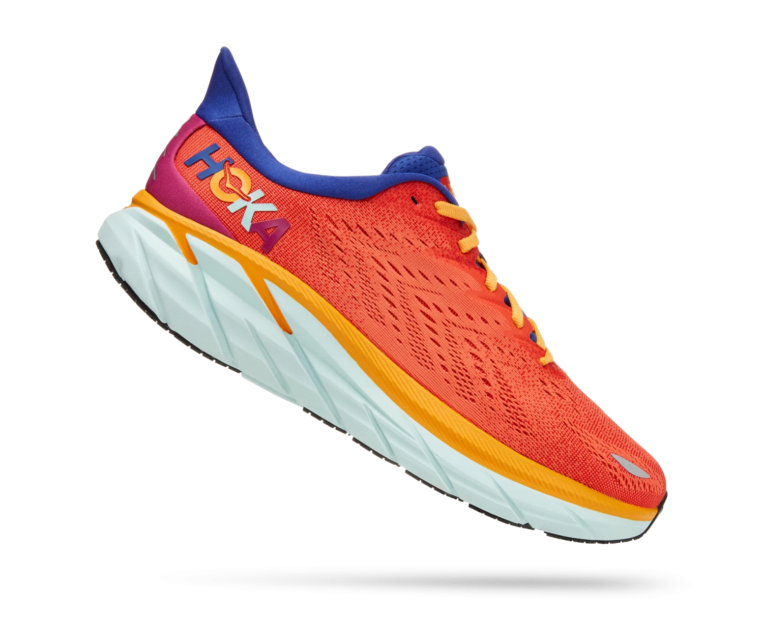 Hoka Men's Clifton 8 "St(ART) Pack" (FBLN - Fiesta/Bluing) 2 Hoka Men's Clifton 8 "St(ART) Pack" (FBLN - Fiesta/Bluing) - Image 2