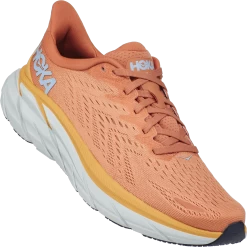 Hoka Women's Clifton 8 (SBSCR- Sun Baked/Shell Coral)