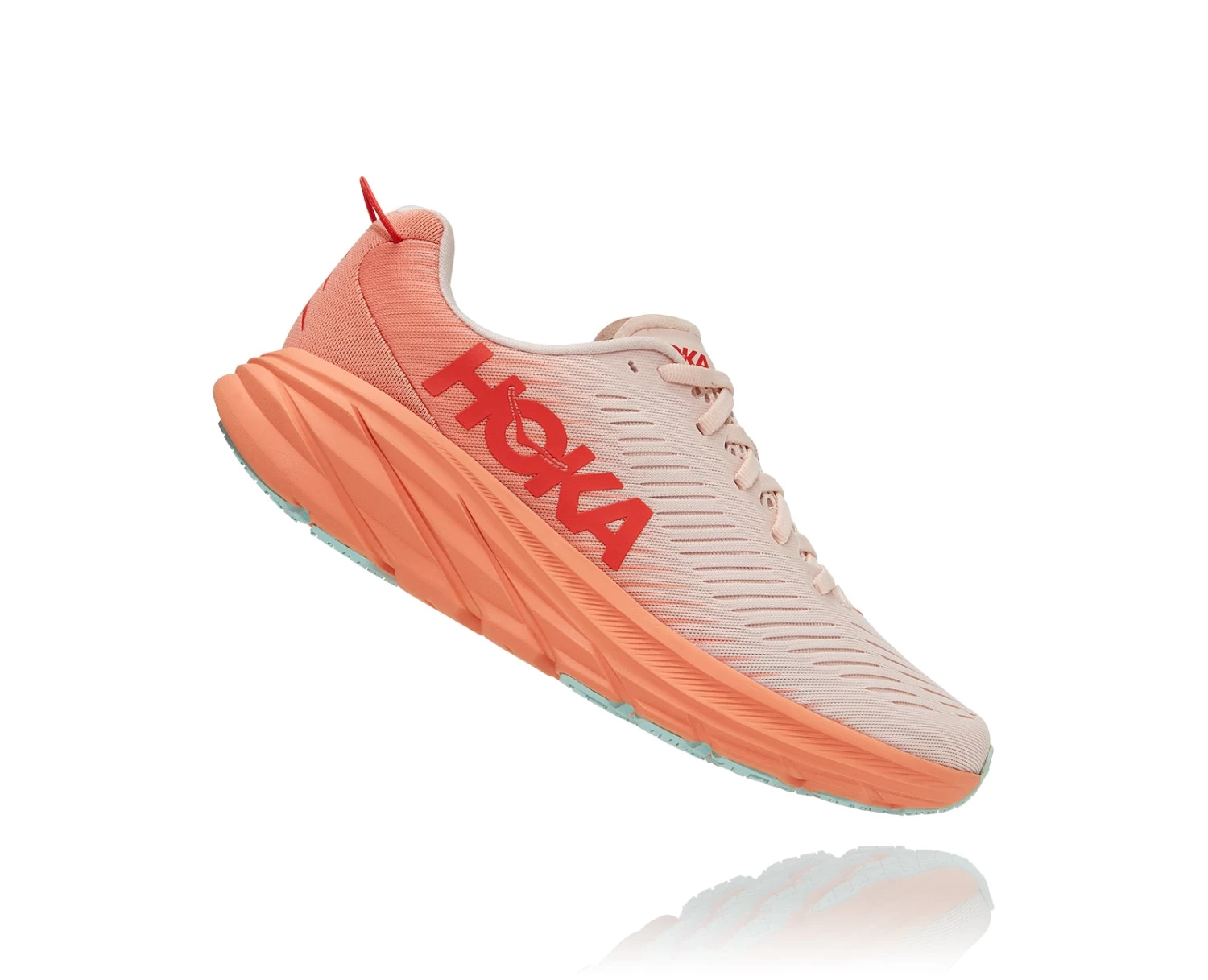 Hoka Women's Rincon 3 (SPCN - Silver Peony/Cantaloupe) 2 Hoka Women's Rincon 3 (SPCN - Silver Peony/Cantaloupe) - Image 2