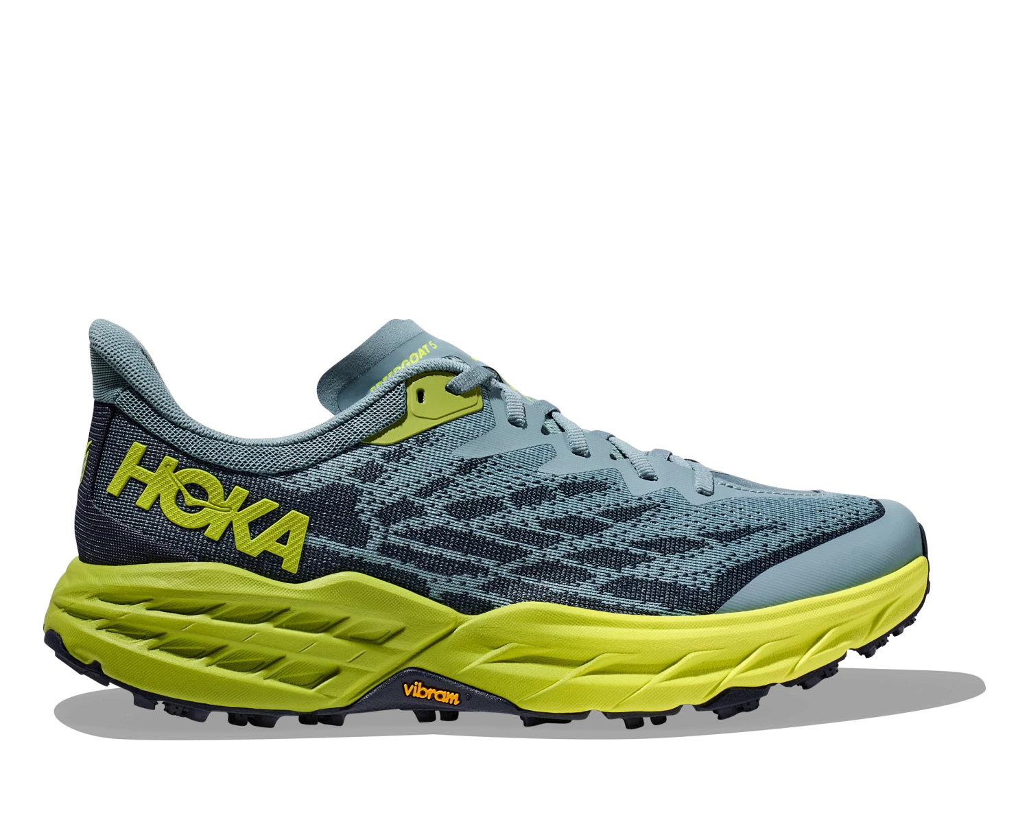 Hoka Men's Speedgoat 5 (SBDCT - Stone Blue/Dark Citron) 1 Hoka Men's Speedgoat 5 (SBDCT - Stone Blue/Dark Citron)