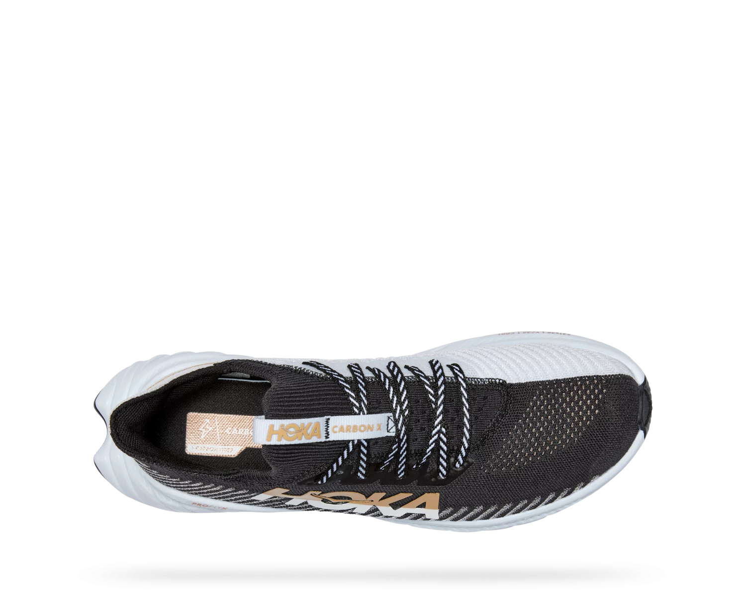 Hoka Men's Carbon X 3 (BWHT - Black/White) 5 Hoka Men's Carbon X 3 (BWHT - Black/White) - Image 5