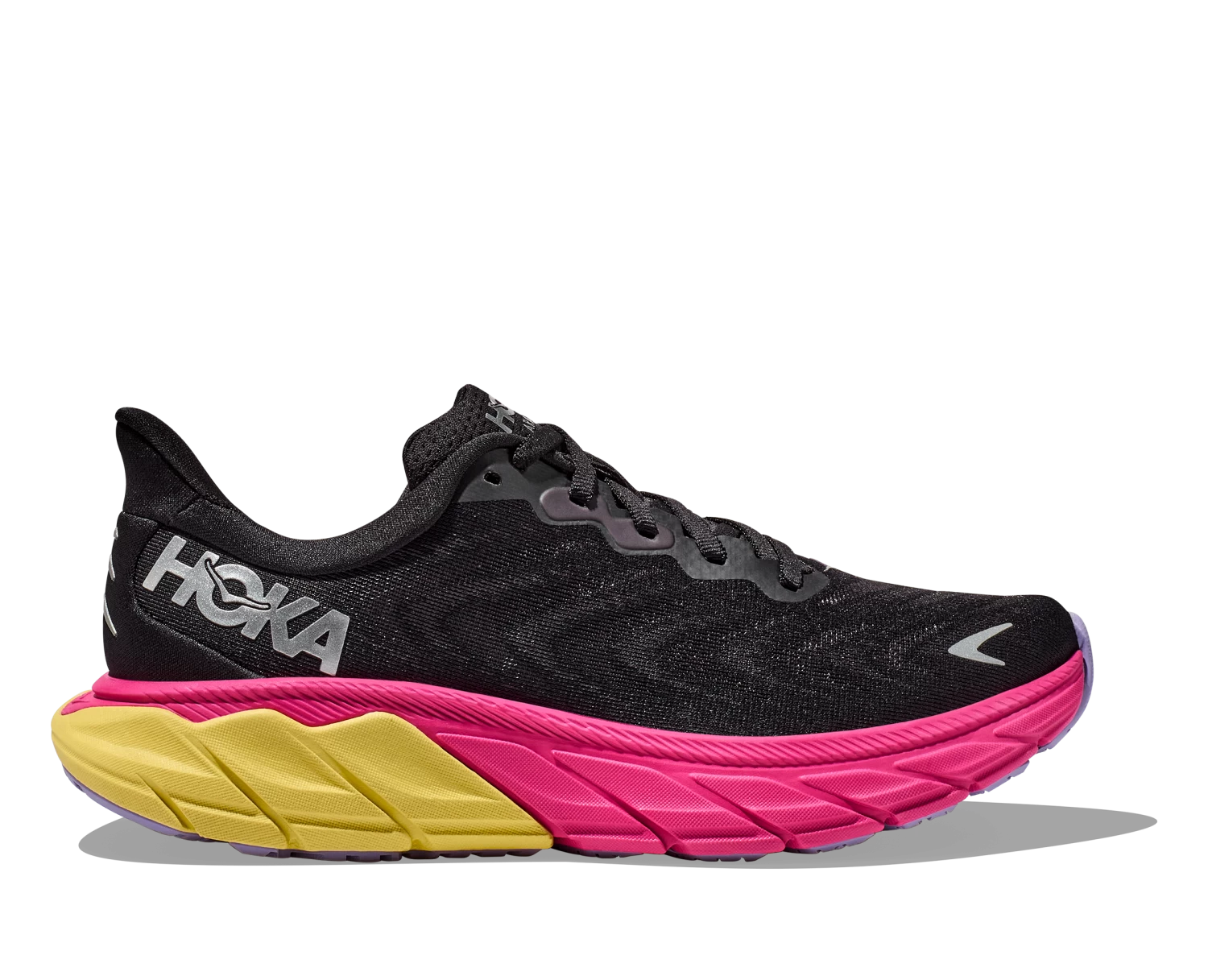Hoka Women's Arahi 6 (BPYR - Black/Pink Yarrow) 1 Hoka Women's Arahi 6 (BPYR - Black/Pink Yarrow)