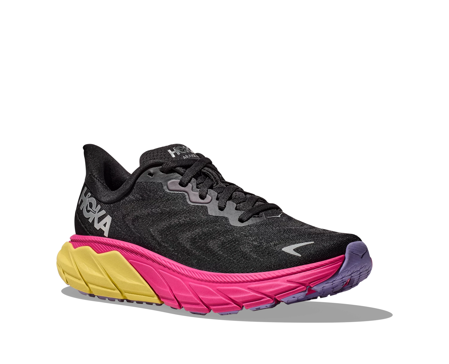 Hoka Women's Arahi 6 (BPYR - Black/Pink Yarrow) 4 Hoka Women's Arahi 6 (BPYR - Black/Pink Yarrow) - Image 4