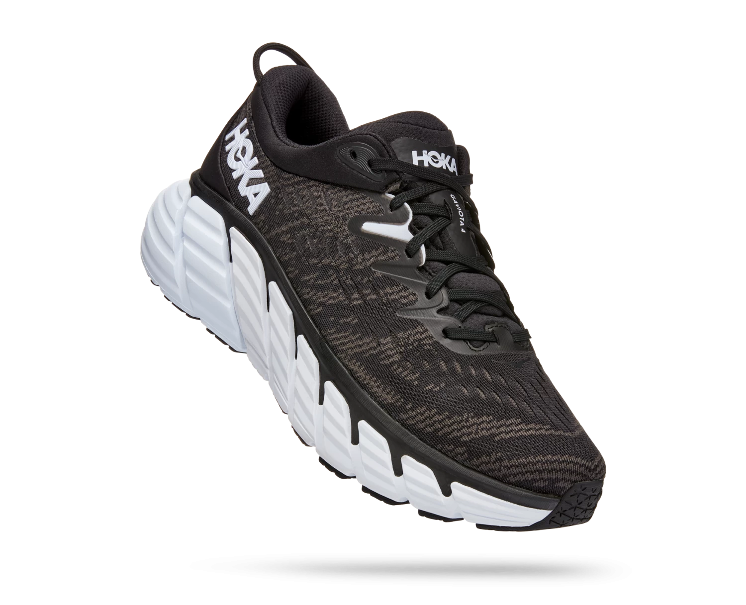 Hoka Men's Gaviota 4 (BWHT - Black/White) 1 Hoka Men's Gaviota 4 (BWHT - Black/White)