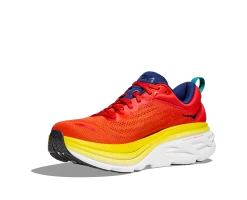 Hoka Men's Bondi 8 (RAFL - Red Alert/Flame) 14 Hoka Men's Bondi 8 (RAFL - Red Alert/Flame) -Hoka Shoes Outlet Store 1123202 RAFL 3