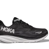 Hoka Women's Clifton 9 WIDE (BWHT - Black/White)