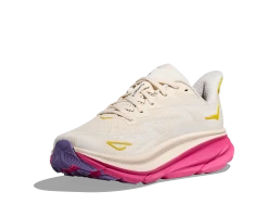 Hoka Women's Clifton 9 (EBDB - Eggnog/Blanc De Blanc) -Hoka Shoes Outlet Store 1127896 EBDB 3