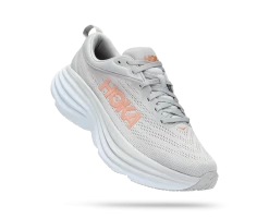 Hoka Women's Bondi 8 (HMLR - Harbor Mist/Lunar Rock)