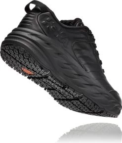 Hoka One One Pair Of Women's Shoes Hoka Bondi SR Leather Black -Hoka Shoes Outlet Store 16043095ee7346409bd75.78389323