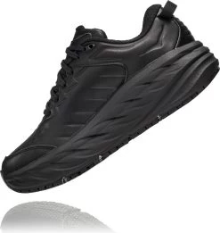 Hoka One One Pair Of Women's Shoes Hoka Bondi SR Leather Black -Hoka Shoes Outlet Store 16043095ee734650f2495.34379756