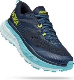 Hoka One One Stinson ATR 6 Trail Shoes Blue Yellow Women