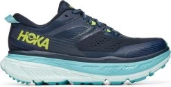 Hoka One One Stinson ATR 6 Trail Shoes Blue Yellow Women -Hoka Shoes Outlet Store 218702661c9e3965e8776.99199186