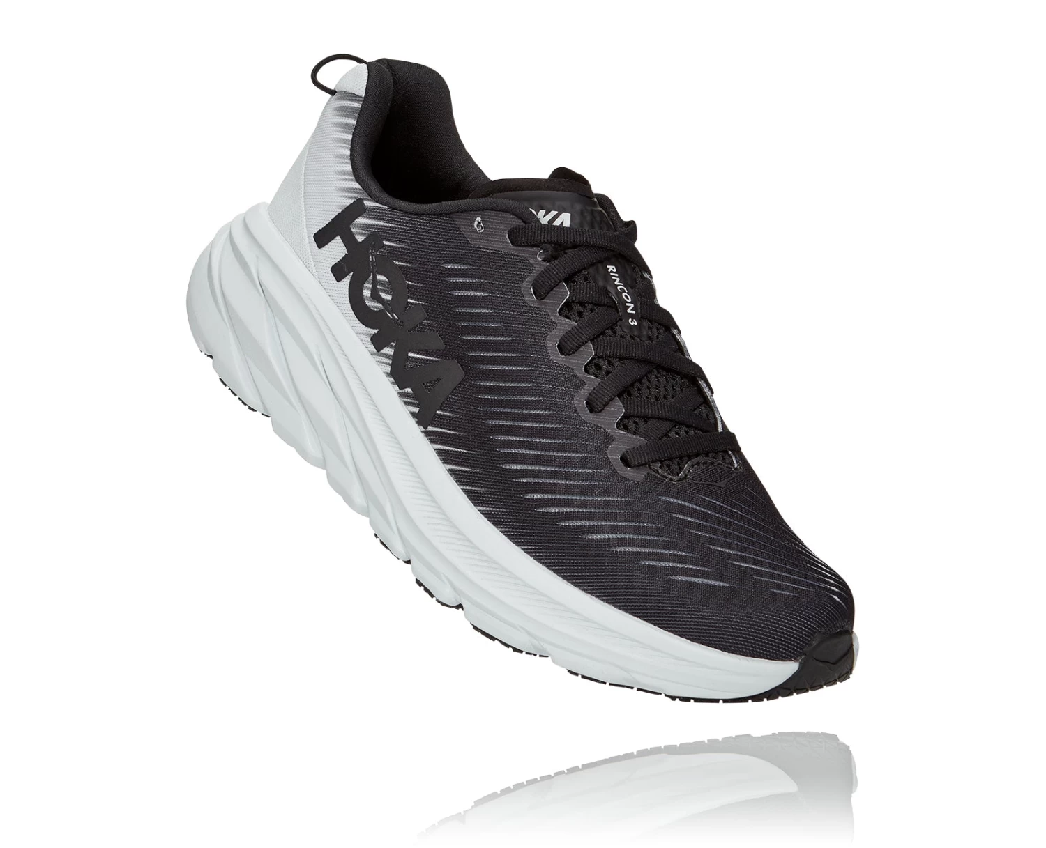 Hoka Women's Rincon 3 (BWHT - Black/White) 1 Hoka Women's Rincon 3 (BWHT - Black/White)