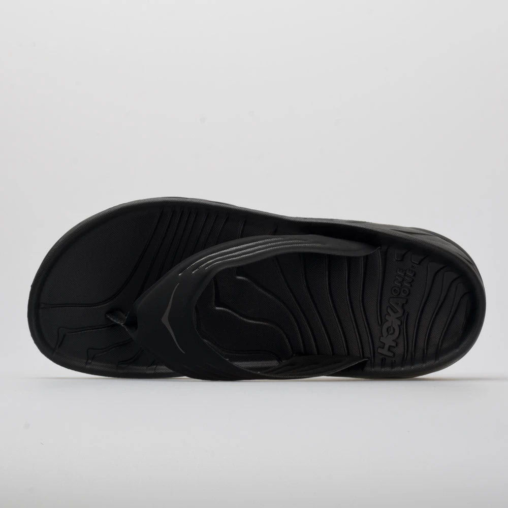 Hoka One One Ora Recovery Flip Men's Black/Dark Gull Gray 2 Hoka One One Ora Recovery Flip Men's Black/Dark Gull Gray - Image 2