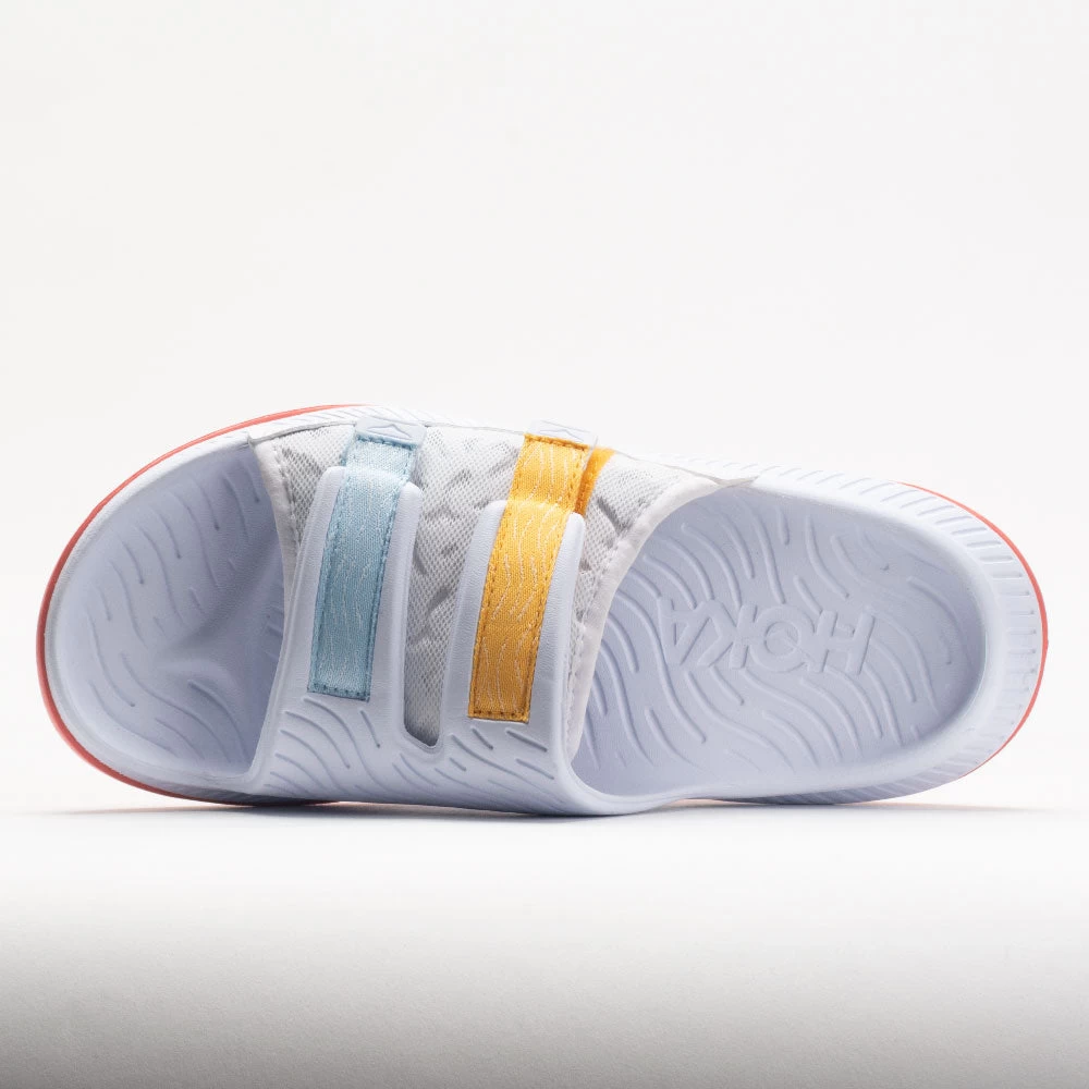 HOKA Ora Luxe Unisex White/Camellia 2 HOKA Ora Luxe Unisex White/Camellia - Image 2