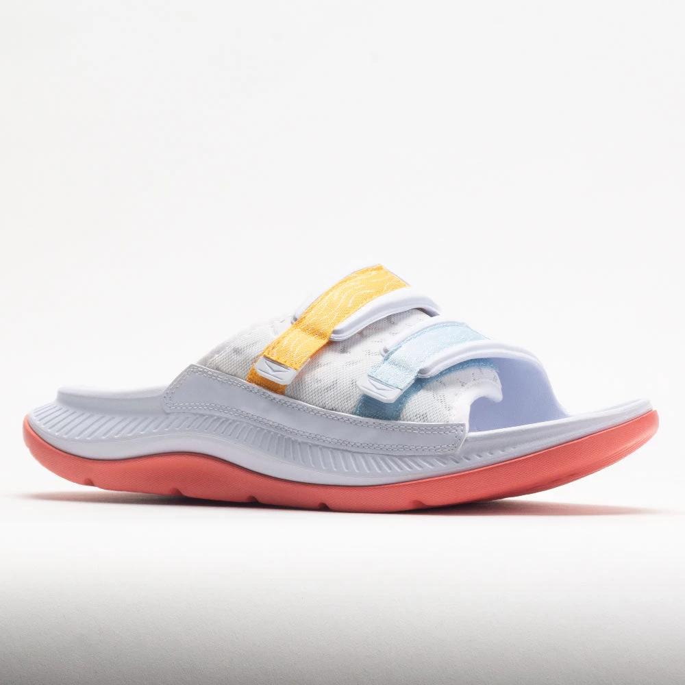 HOKA Ora Luxe Unisex White/Camellia 5 HOKA Ora Luxe Unisex White/Camellia - Image 5