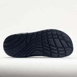 HOKA Ora Recovery Flip Men's Stone Blue/Outer Space -Hoka Shoes Outlet Store 570604 4