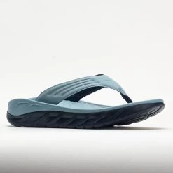HOKA Ora Recovery Flip Men's Stone Blue/Outer Space -Hoka Shoes Outlet Store 570604 5