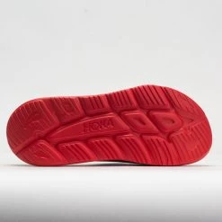 HOKA Ora Slide 3 Unisex Bellwether Blue/Red Alert -Hoka Shoes Outlet Store 570614 4