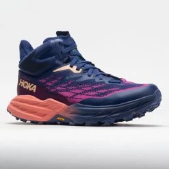 Hoka One One Speedgoat 5 Mid GTX Women's Bellwether Blue/Camellia -Hoka Shoes Outlet Store 631326 5