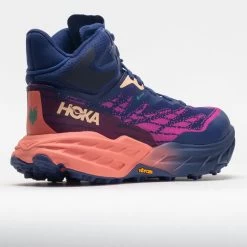 Hoka One One Speedgoat 5 Mid GTX Women's Bellwether Blue/Camellia -Hoka Shoes Outlet Store 631326 6