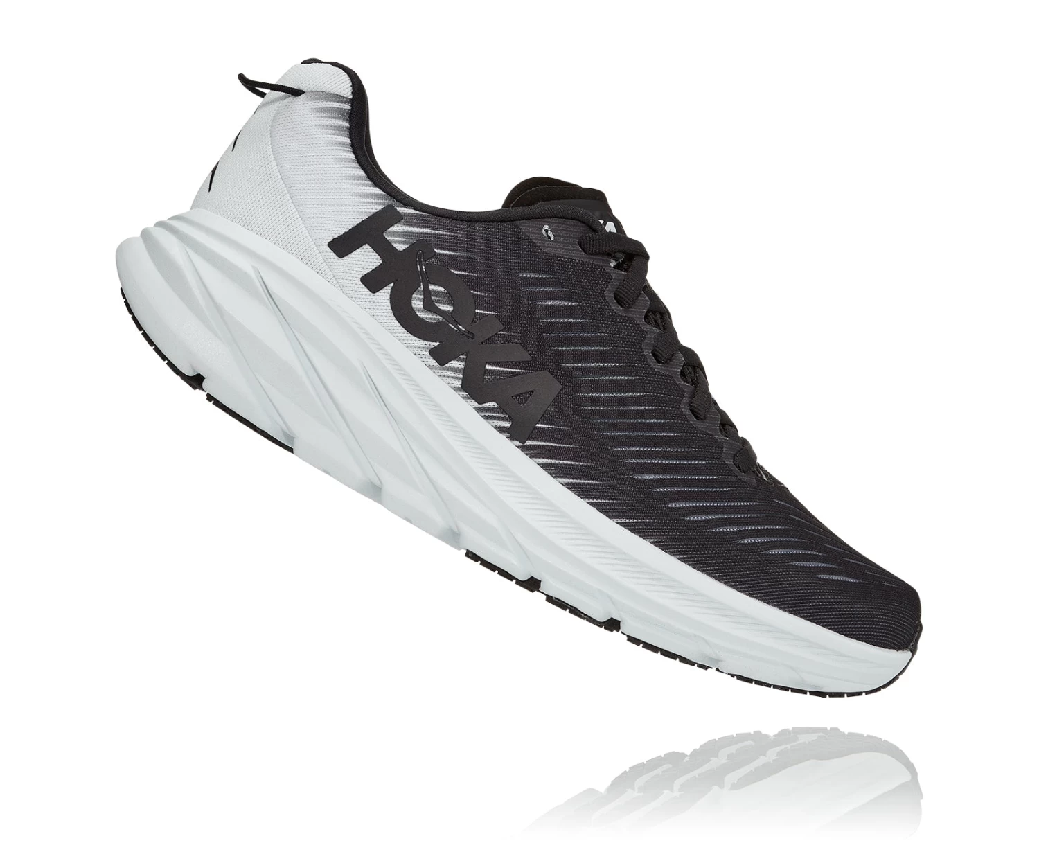 Hoka Women's Rincon 3 (BWHT - Black/White) 2 Hoka Women's Rincon 3 (BWHT - Black/White) - Image 2