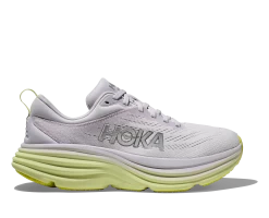 Hoka Women's Bondi 8 (NCLG - Nimbus Cloud/Luminary Green)